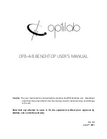 OPTILAB DFB-4-B User Manual preview