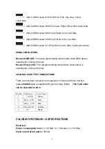 Preview for 4 page of Optima Lighting Coloray Spot 12 User Manual