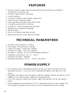 Предварительный просмотр 4 страницы Optima Scale OP-902 User Manual