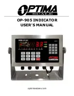 Optima Scale OP-905 User Manual предпросмотр