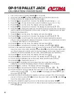 Preview for 11 page of Optima Scale OP-918 User Manual