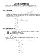 Preview for 8 page of Optima Scale OPF-N User Manual