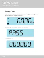 Preview for 6 page of Optima OP-W Series User Manual