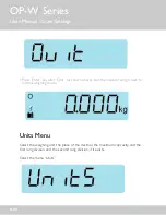 Предварительный просмотр 8 страницы Optima OP-W Series User Manual