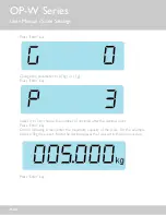 Preview for 9 page of Optima OP-W Series User Manual