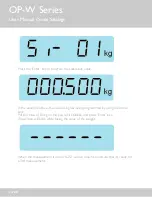 Preview for 12 page of Optima OP-W Series User Manual