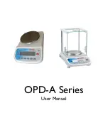 Preview for 1 page of Optima OPD-A Series User Manual