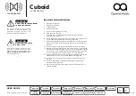 Preview for 22 page of Optimal Audio Cuboid 10 User Manual