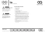 Preview for 9 page of Optimal Audio Up 3 User Manual