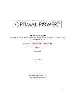 Предварительный просмотр 1 страницы Optimal Power OPR200-05R User Manual