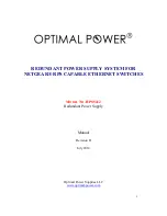 Optimal Power RPS5412 User Manual preview