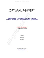 Preview for 1 page of Optimal Power RPSC5412 Manual