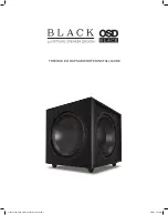 Предварительный просмотр 1 страницы Optimal Speaker Design Black TreVoce8 EQ DSP Install Manual