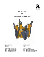 Предварительный просмотр 1 страницы Optimal 1400 Manual