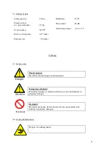 Preview for 8 page of Optimas SV 200 E Manual