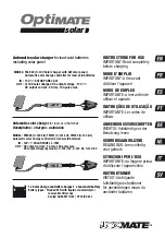 Optimate tecMATE TM-524 Instructions For Use Manual preview