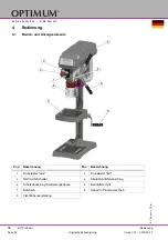 Preview for 20 page of OPTIMUM Maschinen 3003161 Operating Manual