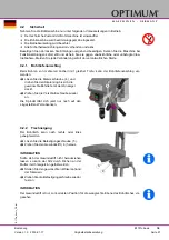 Preview for 21 page of OPTIMUM Maschinen 3003161 Operating Manual