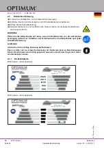 Preview for 22 page of OPTIMUM Maschinen 3003161 Operating Manual