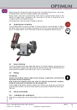 Preview for 11 page of OPTIMUM Maschinen 3101585 Operating Manual