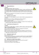 Preview for 31 page of OPTIMUM Maschinen 3111020 Operating Manual