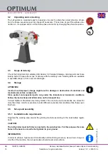 Preview for 10 page of OPTIMUM Maschinen 3321155 Operating Manual