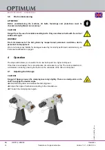 Preview for 14 page of OPTIMUM Maschinen 3321155 Operating Manual