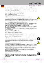 Preview for 13 page of OPTIMUM Maschinen 350 1080 Operating Manual