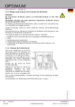 Preview for 100 page of OPTIMUM Maschinen 350 1080 Operating Manual