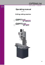 Preview for 1 page of OPTIMUM Maschinen OPTImill Bf 46TC Operating Manual