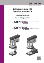 Preview for 1 page of Optimum 3020217 Operating Manual