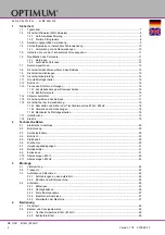 Preview for 2 page of Optimum 3020217 Operating Manual