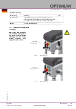 Preview for 15 page of Optimum 3020217 Operating Manual