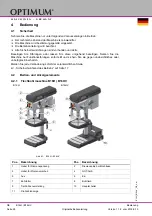 Preview for 28 page of Optimum 3020217 Operating Manual