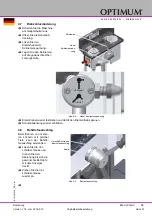 Preview for 31 page of Optimum 3020217 Operating Manual