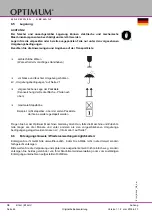 Preview for 48 page of Optimum 3020217 Operating Manual