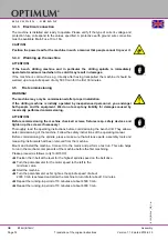 Preview for 74 page of Optimum 3020217 Operating Manual