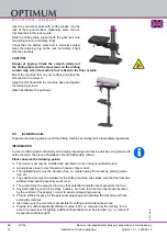 Предварительный просмотр 18 страницы Optimum 3020640 Operating Manual