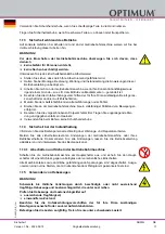 Предварительный просмотр 17 страницы Optimum 3034250 Operating Manual