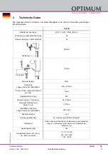 Предварительный просмотр 19 страницы Optimum 3034250 Operating Manual