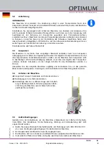 Предварительный просмотр 23 страницы Optimum 3034250 Operating Manual