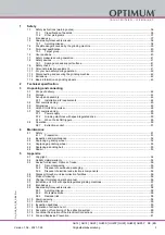 Предварительный просмотр 3 страницы Optimum 310 1505 Operating Manual