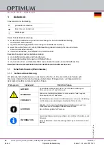 Предварительный просмотр 6 страницы Optimum 310 1505 Operating Manual