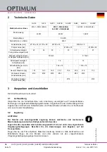 Предварительный просмотр 14 страницы Optimum 310 1505 Operating Manual