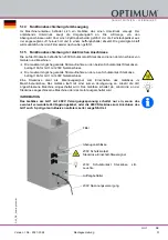 Предварительный просмотр 31 страницы Optimum 310 1505 Operating Manual