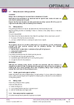 Предварительный просмотр 41 страницы Optimum 310 1505 Operating Manual