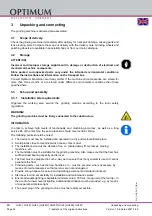 Предварительный просмотр 44 страницы Optimum 310 1505 Operating Manual