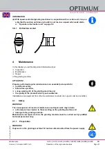 Предварительный просмотр 51 страницы Optimum 310 1505 Operating Manual