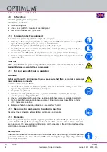 Preview for 8 page of Optimum 3101530 Operating Manual