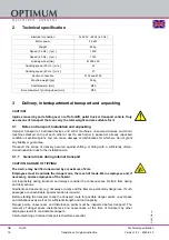 Предварительный просмотр 10 страницы Optimum 3101530 Operating Manual